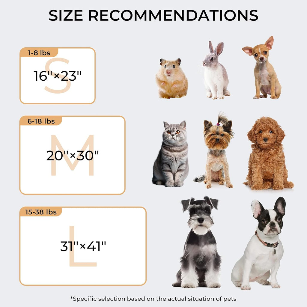 Luciphia 3 Pack Soft Fleece Dog Blankets for Medium Dogs Puppy Cats,30"x20" | Washable Throw Blanket for Crate, Couch, Bed, Travel. Cute Paw & Bone Print. Puppy Essential, Dog Gift,Grey